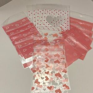 💕5/25💕20 Resealable 4 X 4 Cellophane Bags 5 of each